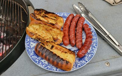 Grilling Kialbasa