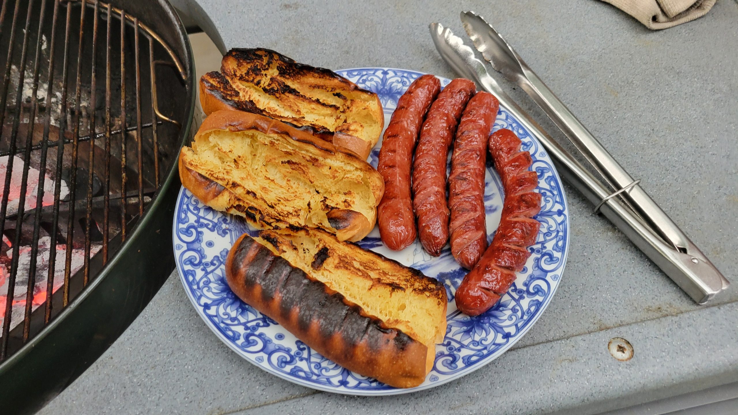 Grilling Kialbasa