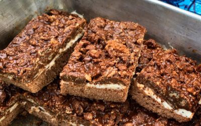 Double Chocolate Crumble Bars