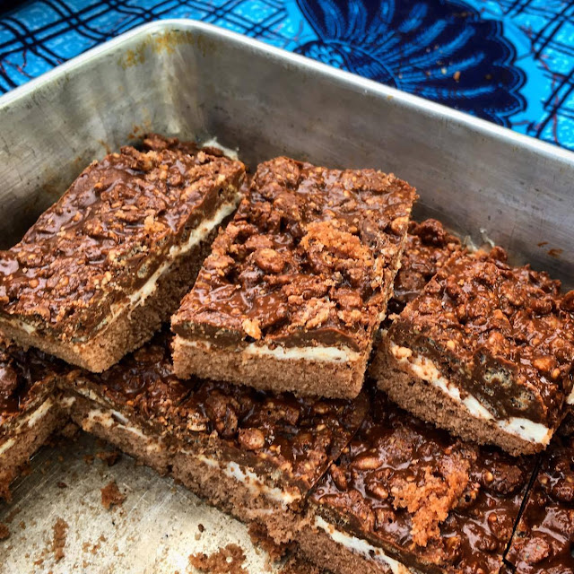 Double Chocolate Crumble Bars